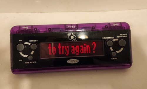 Radica 20 Questions PURPLE 2005 Big Screen Electronic Handheld Game 20Q Working - Picture 5 of 10