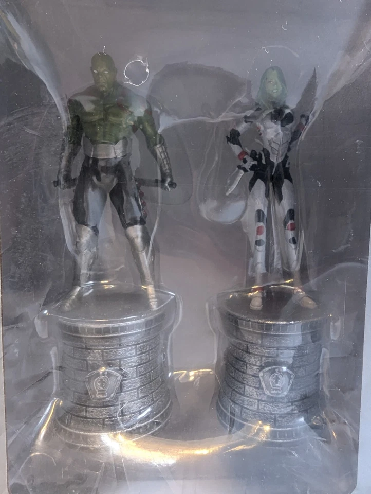 Металлические шахматные фигуры Eaglemoss Marvel Chess Collection Drax & Gamora - запечатанные - Изображение 2 из 4
