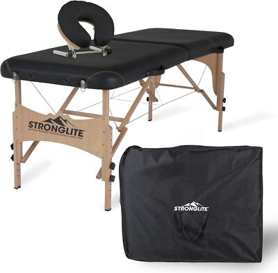 #ad #ad STRONGLITE Portable Massage Table Package Shasta 1 count pack of 1 Black $359.99