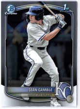 Sean Gamble (RC) 1st Bowman Rookie Chrome Refractor 2025 BDC-178