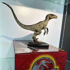 Statua modello W-Dragon Velociraptor dinosauro 1/10 resina PU dipinta 17 cm