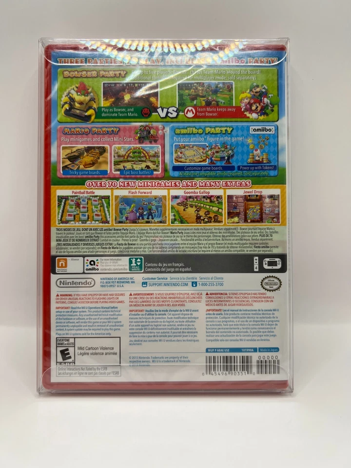 Mario Party 10 (Nintendo Wii U) - New Factory Sealed - W/ Box Protector - Image 3 of 4