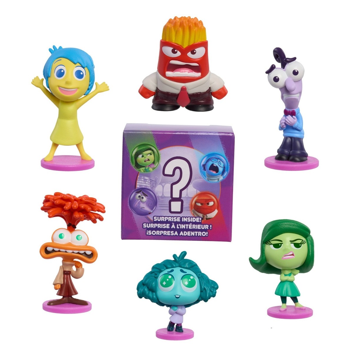 Disney Pixar INSIDE OUT 2 Collectible 7 Piece Figure Set 🆕 | eBay