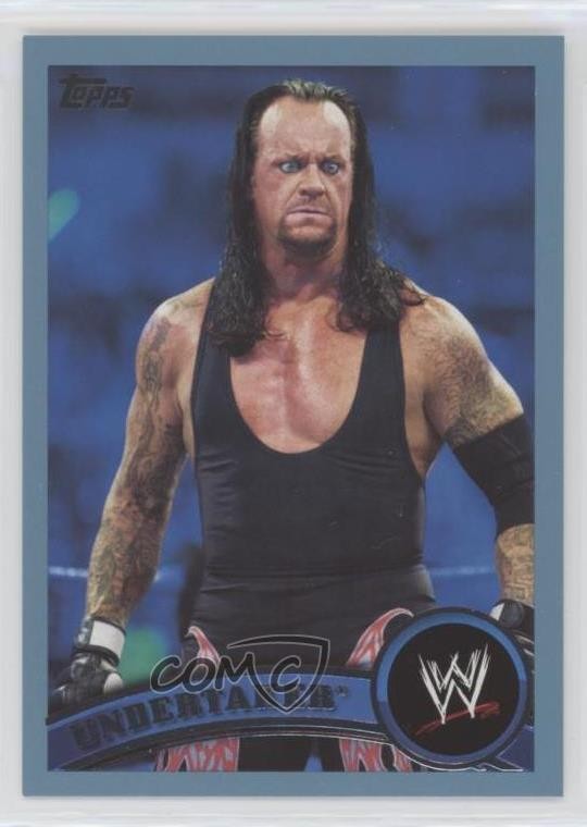 2011 Topps WWE Blue 758/2011 Undertaker #73 0sf1