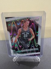 2025 Panini Prizm WNBA #19 Sabrina Ionescu White Seismic Prizms