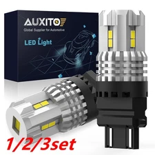 1/2set AUXITO 3157 3457 3156 Super White LED Reverse Tail Brake DRL Light Bulb K
