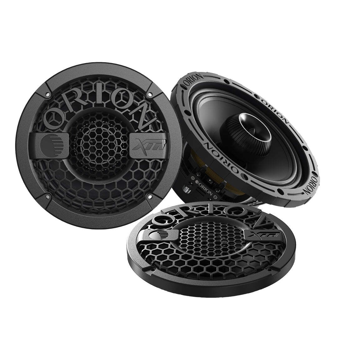 Orion XMT65.4 6.5” Water-Resistant Midrange Coaxial Speakers W