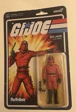 Super7 G.I. Joe Red Laser Gunner ReAction Figures Wave 5 Cobra Action Figure