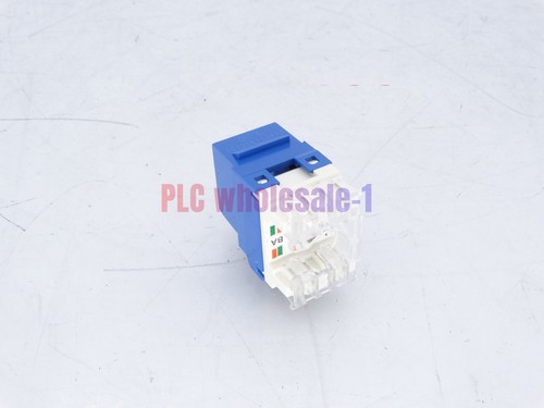 Panduit NetKey NK688MBU Cat6 Keystone Jack Blue Module (Box of 50) Free shipping - Afbeelding 3 van 3
