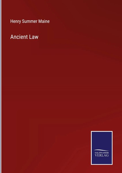Henry Summer Maine | Ancient Law | Buch | Englisch (2022) | Gebunden | Outlook-image