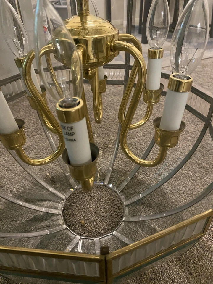 复古 33 英寸 Fredrick Ramond 悬挂式烛台吊灯 — 第 2/4 张图片