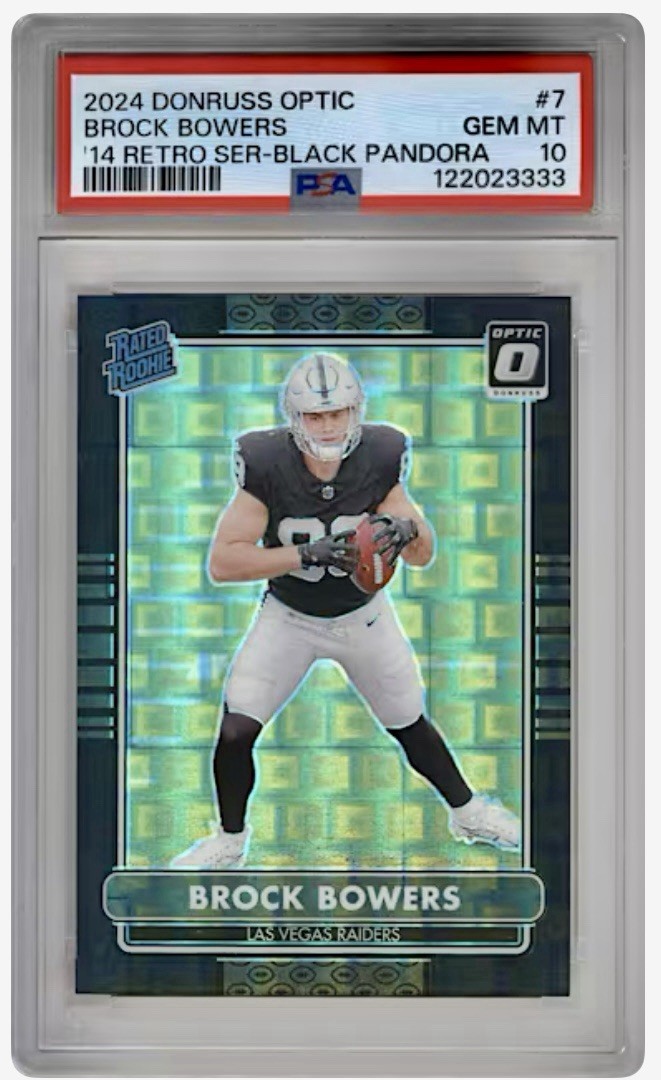 Brock Bowers Panini Donruss Optic 2014 Retro Series #7 Black Pandora