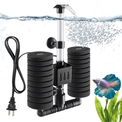 AQQA Aquarium Filter Submersible Internal Power Filter with MultiStage Filtra...