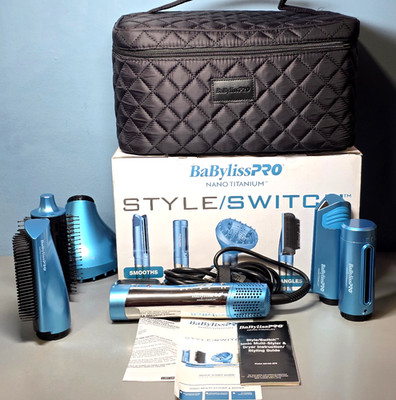 Babyliss Pro Nano Titanium Style/Switch Ionic Multi-Styler & Dryer Preowned