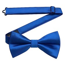 Bow Ties for Men Pretied Bowties Classic Formal One Size A14-royal Blue