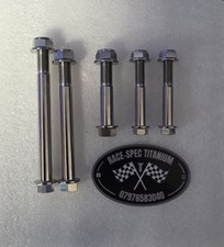 KX500 2004 UPPER AND LOWER TITANIUM ENGINE MOUNTS BOLTS AND NUTS X5