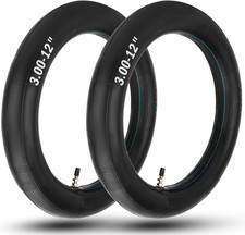 2-Pack 3.00-12" Dirt Bike Inner Tubes 80/100-12" Heavy Duty Mini Dirt Bike Tub