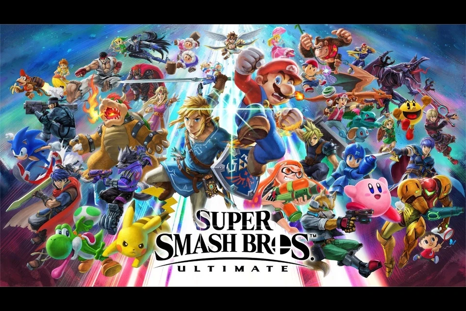 Super Smash Bros Poster print 14"x20" HOME DECOR - Image 2 of 4