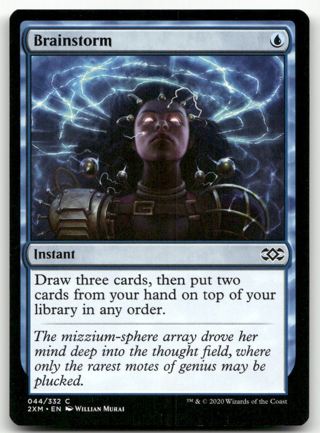 Brainstorm 44 Common Double Masters Magic: The Gathering Lightly Played