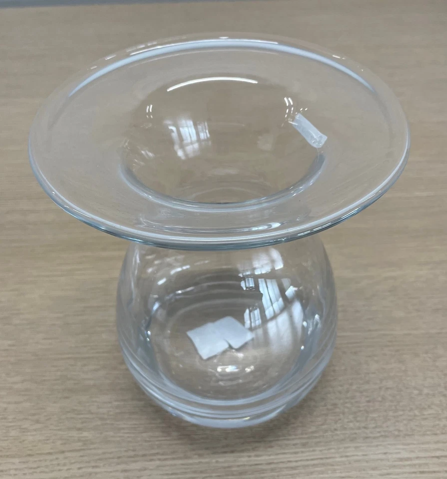 Vase" Formano" Glasvase mit großen Rand 18 und 21 cm Hoch, Tischvase - Bild 1 von 1