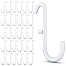 30 Pcs Pegboard Hooks White Pegboard Accessories Metal Storage Tool Keys Jewe...