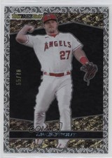 2021 Update Topps Black Gold Platinum Anniversary 55/70 Mike Trout #BG-3 sv4