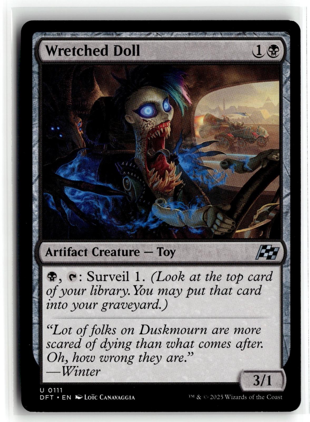 WRETCHED DOLL 111 UNCOMMON AETHERDRIFT MAGIC: THE GATHERING LIGHTLY PLAYED