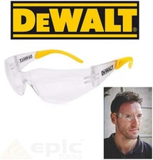 DEWALT Contractor Pro ToughCoat Safety Glasses Clear Lightweight Protective