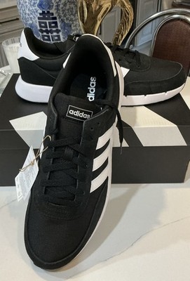 adidas Run 60s 2.0‎ Men\'s Running Shoes Size 10.5 Black-White Retro-inspired Adidas Men Run 60s 2.0 Shoes Men main image 2