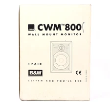 New Single, Bowers & Wilkins CWM 800 In Ceiling Speaker (White) r608
