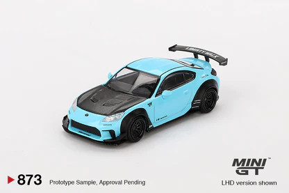 MINIGT - TOYOTA GR 86 LBNATION BABY BLUE - SCALA 1:64 - COD. 873 - Photo 2/3