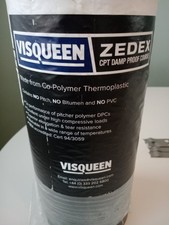 Visqueen DPC Zedex CPT High Performance Damp Proof Course 20m x 450mm Roll Black