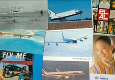 20 AIRCRAFT RELATED POSTCARDS