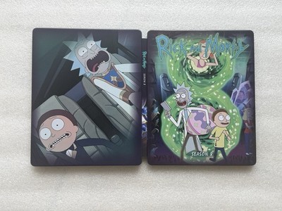 Rick And Morty Season 8 Steelbook/SteelUp case for TV/Show (No Disc) New