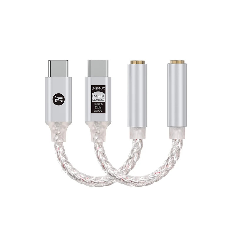 JCALLY JM20 USB-C to 3.5mm Headphone DAC Amplifier Adapter for Android