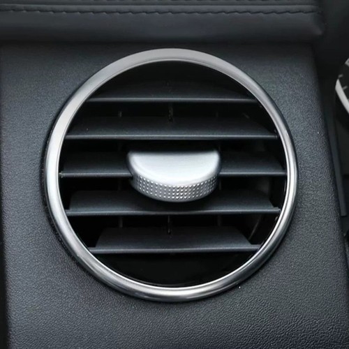 For Land Rover For Discovery 3 4 Air Outlet Cover Trim Silver Plastic 4 Pieces - Picture 9 of 12