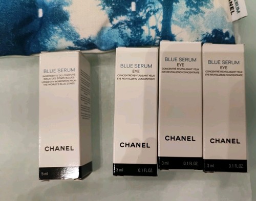 BLUE SERUM OCCHI E BLUE SERUM CON VIP GIFT CHANEL, CUSCINO PER OCCHI... INTROVAB - Foto 5 di 9
