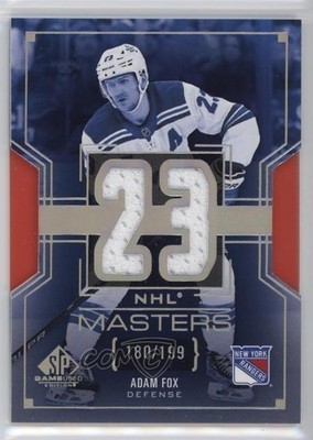 2025-26 Upper Deck SP Game Used Edition NHL Masters Jersey /199 Adam Fox 1uw2