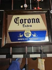 Vintage CORONA EXTRA Bar Beer Glass Mirror Sign