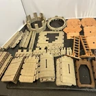 LOT Of 49 Vtg Playmobil Knights Castle Parts 3123 3445 3447 3450 3666 3777 READ