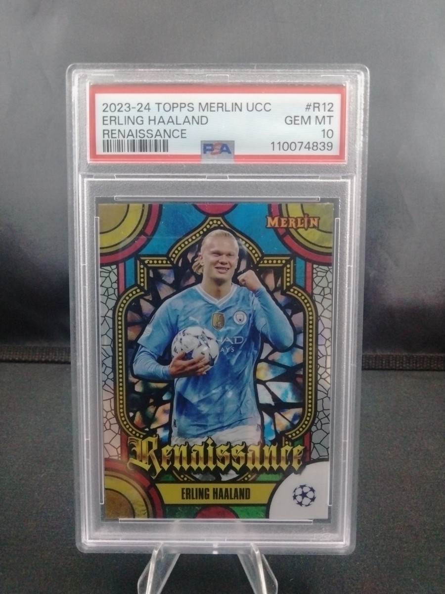 Topps UEFA CL Erling Haaland PSA10 鑑定済 Amazon.com: Erling Haaland PSA 10 2022 Topps Now UCL #90