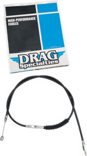 DRAG SPECIALTIES High-Efficiency Black Vinyl Clutch Cable 4321606HE
