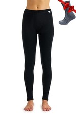 100 Wool Leggings for Women - Heavyweight Thermal Pants X-Large