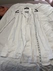 J. Jill White Linen Rayon Sleeveless Longline Duster Vest Medium NWT Size Small — photo 4