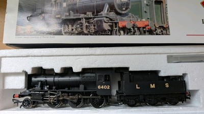 BACHMANN SPUR ''OO'' 32-830 LMS SCHWARZ 2-6-0 IVATT CLASS 2 6402 DAMPFLOK
