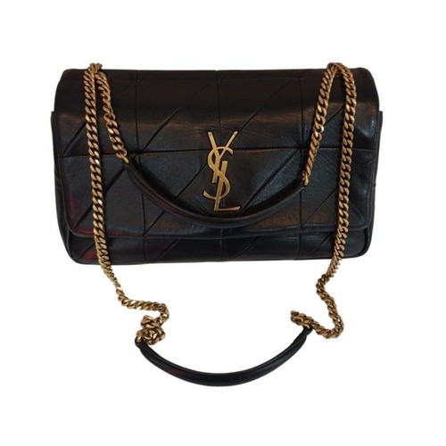 Saint Laurent YSL Jamie Black Lamb Medium Chain Bag Shoulder Bag 154426640