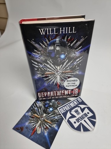 Department 19 by Will Hill (Hardcover, 2011) 1st Edition & Signed Rare - Picture 2 of 12