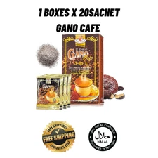 1 Boxes X 20 Sachet Organic Ganoderma Coffee Gano Excel Ganocafe 3in1 Cafe Latte