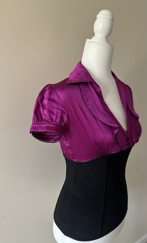 Bebe Women’s Blouse Size XS - Picture 2 of 14