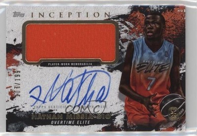 2021 Inception OTE Overtime Elite Cards 107/199 Nathan Missia-Dio Patch Auto v9t